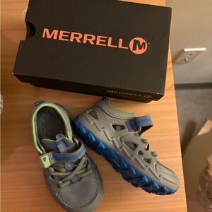 Merrell Kids' Gray and Blue Sandals